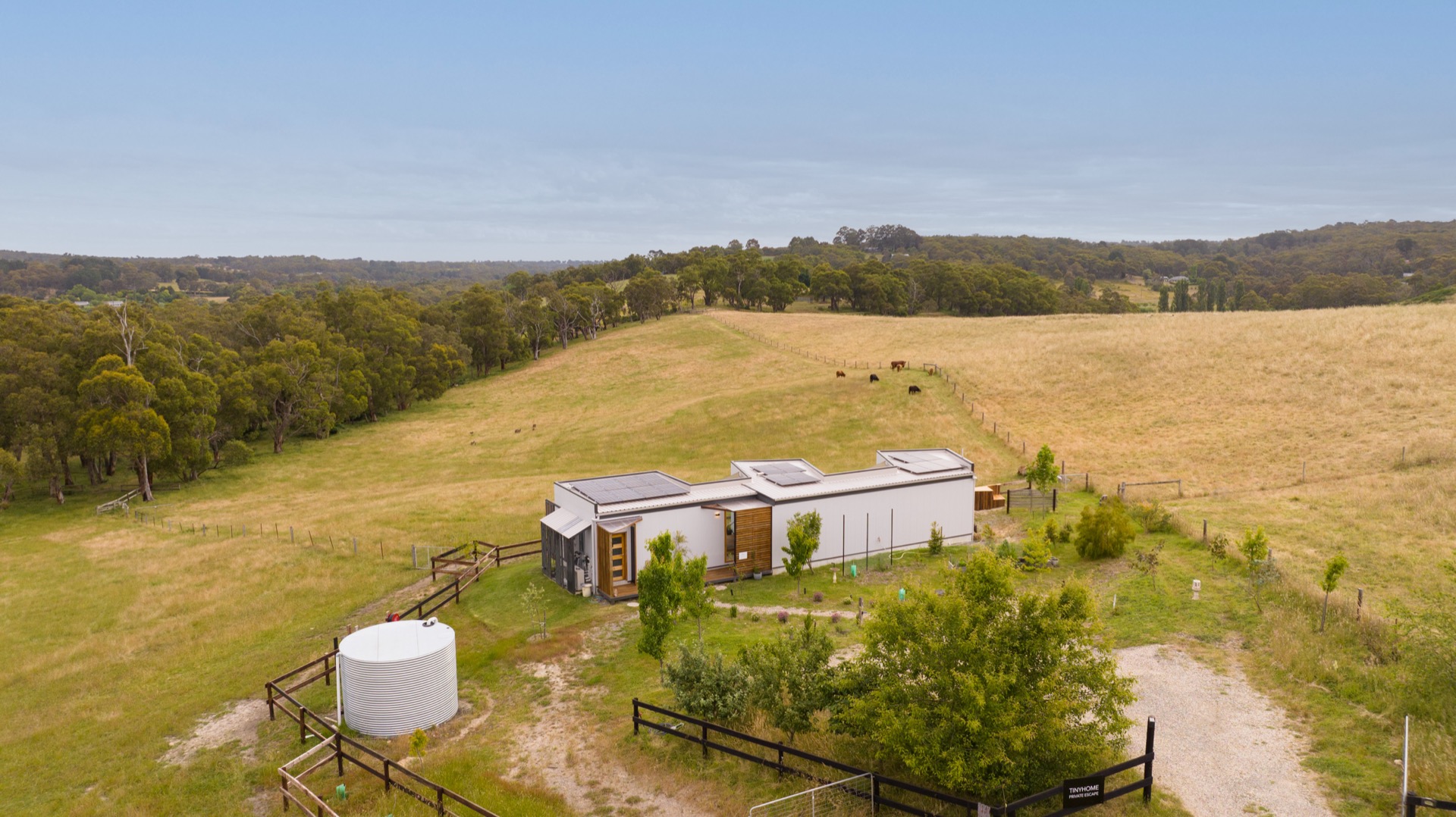 Misty morning views across the valley from Casa Luna